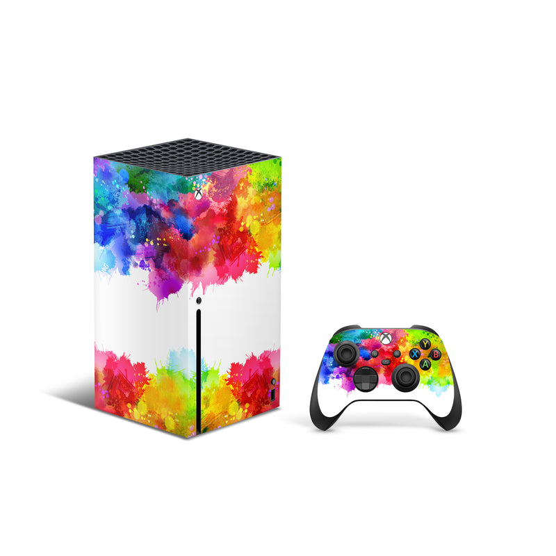 Xbox Series X Skin Decals - Spray Paint - Vinyl Wrap Sticker - ZoomHitskin