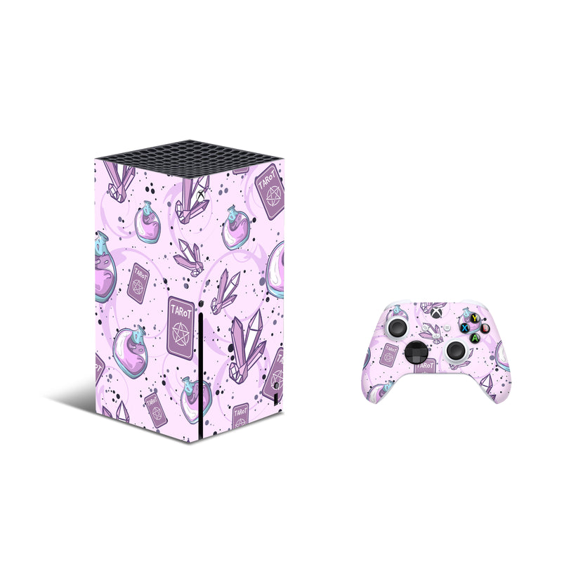 Magic Crystal Skin Decal For Xbox Series X Console And Controller , Full Wrap Vinyl For Xbox Series X - ZoomHitskins