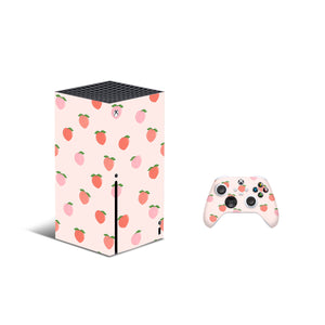Peach Skin Decal For Xbox Series X Console And Controller , Full Wrap Vinyl For Xbox Series X - ZoomHitskins