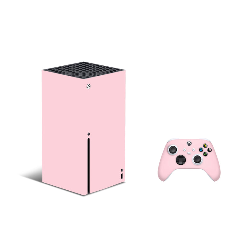 Pale Pink Skin Decal For Xbox Series X Console And Controller , Full Wrap Vinyl For Xbox Series X - ZoomHitskins