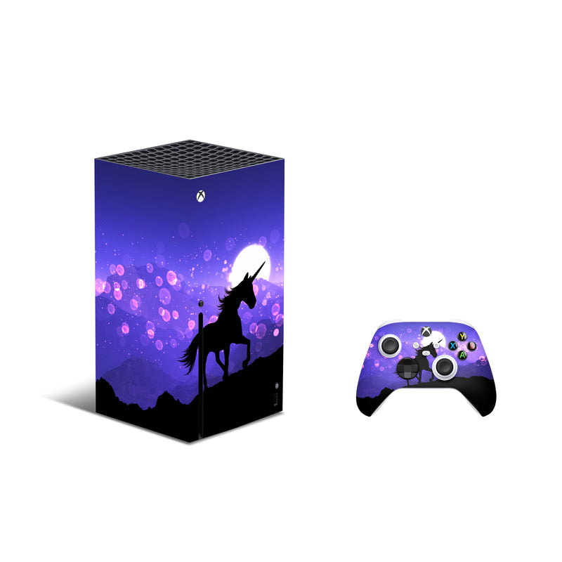 Xbox Series X Skin Decals -Unicorn - Wrap Vinyl Sticker