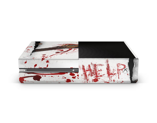 Xbox One Skin Decals - Chainsaw Blood - Wrap Vinyl Sticker - ZoomHitskins