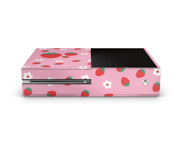 Xbox One Skin Decals - Strawberry - Wrap Vinyl Sticker - ZoomHitskins