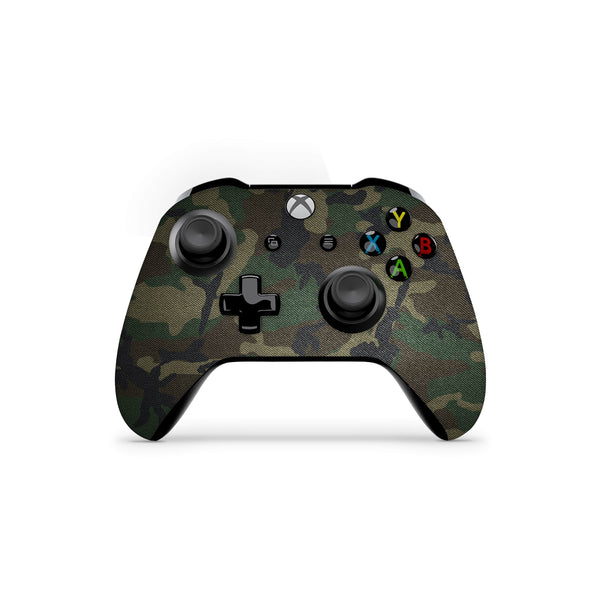 Xbox One Skin Decals - Green Camouflage - Wrap Vinyl Sticker - ZoomHitskins