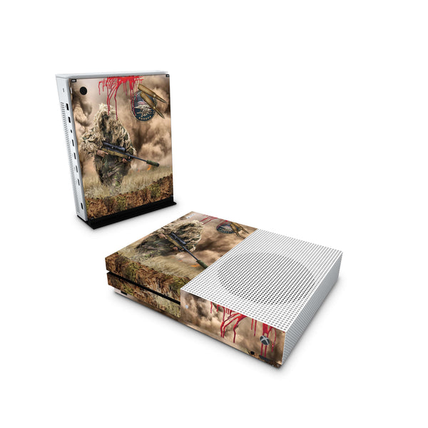 Xbox One Skin Decals - Sniper Camouflage - Wrap Vinyl Sticker - ZoomHitskins