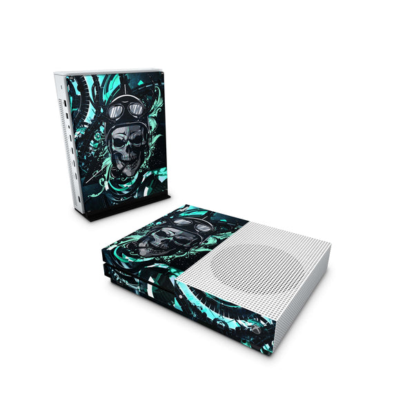Xbox One Skin Decals - Smoking Skull - Wrap Vinyl Sticker - ZoomHitskins