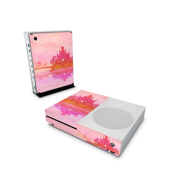 Xbox One Skin Decals - Pink Castle - Wrap Vinyl Sticker - ZoomHitskins