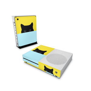 Xbox One Skin Decals - Black Cat - Wrap Vinyl Sticker - ZoomHitskins