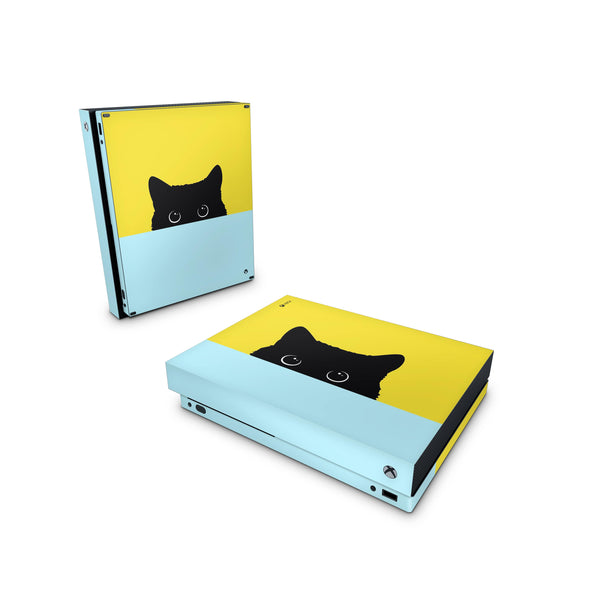 Xbox One Skin Decals - Black Cat - Wrap Vinyl Sticker - ZoomHitskins