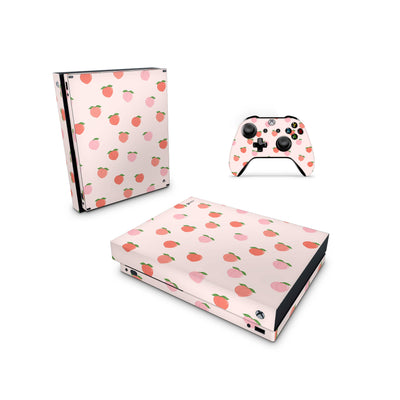 Xbox One Skin Decals - Peach Fruits - Wrap Vinyl Sticker - ZoomHitskins