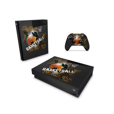 Xbox One Skin Decals - Basketball - Wrap Vinyl Sticker - ZoomHitskins