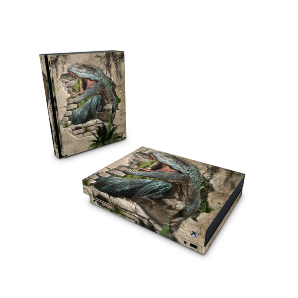 Xbox One Skin Decals - Dinosaur World - Wrap Vinyl Sticker - ZoomHitskins