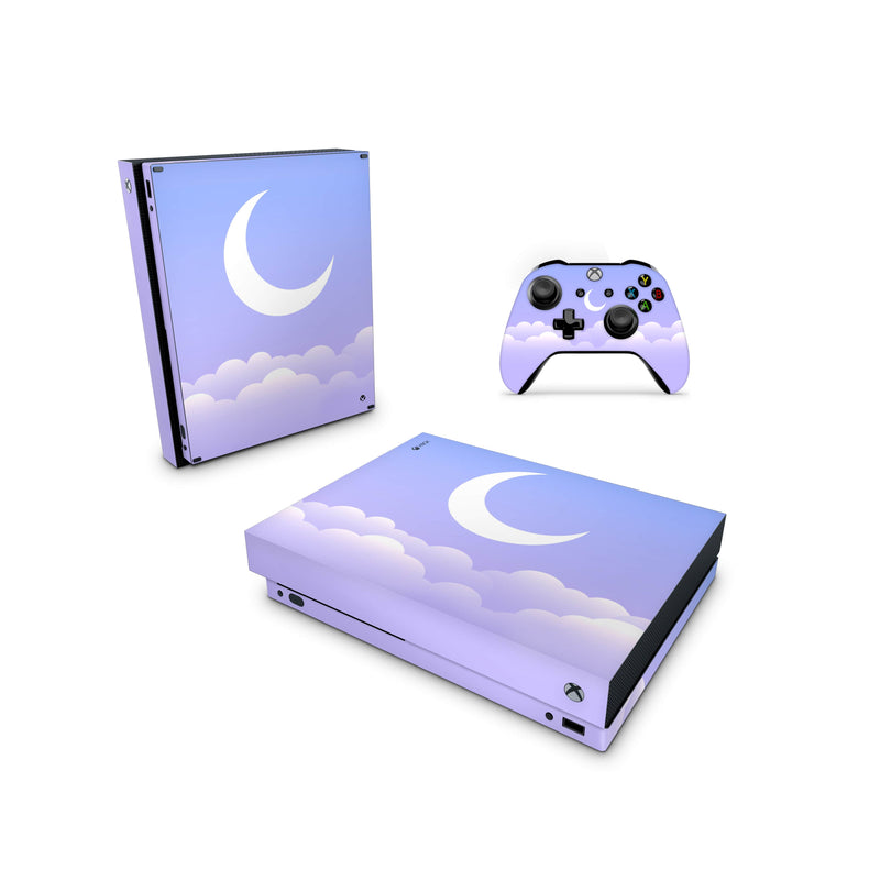 Xbox One Skin Decals - Cute Moon - Wrap Vinyl Sticker - ZoomHitskins
