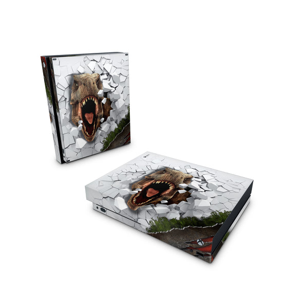 Xbox One Skin Decals - T-Rex Dinosaure - Wrap Vinyl Sticker - ZoomHitskins