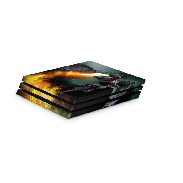 PS4 Skin Decals - Dragon - Full Wrap Vinyl Sticker - ZoomHitskins