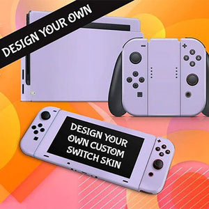 Nintendo Switch Skin Decals - Create Your Own Design - Wrap Vinyl Sticker - ZoomHitskins