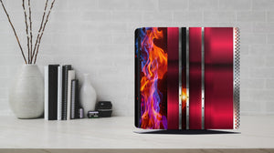 PS4 Skin Decals - Fire - Full Wrap Vinyl Sticker - ZoomHitskins