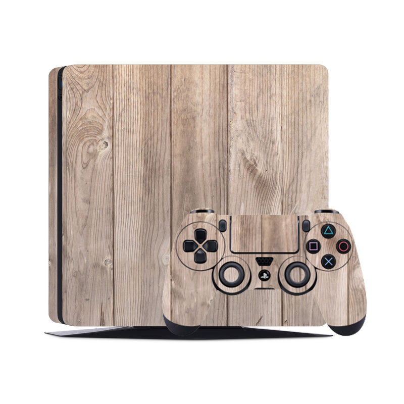 PS4 Pro Skin Decals - Old Wood Design - Full Wrap Sticker - ZoomHitskins