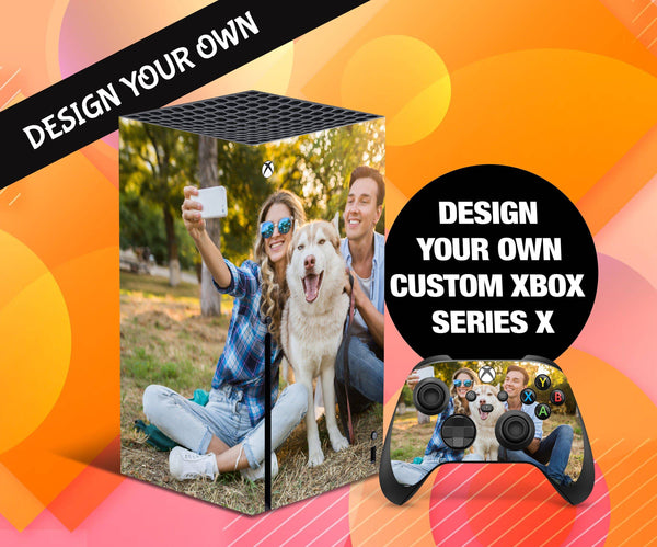 Personalized Your Xbox Series X With Your Favorite Picture , Custom Your Own Photo Xbox Series X Console Skin , Full Wrap Vinyl Decal - ZoomHitskin