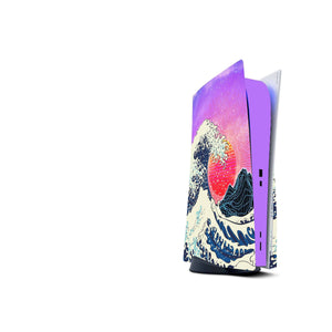 Big Wave Skin Decal For PS5 Playstation 5 Console And Controller , Full Wrap Vinyl For PS5 - ZoomHitskin