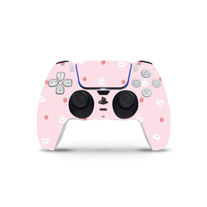 Bunny Strawberry Skin Decal For PS5 Playstation 5 Console And Controller , Full Wrap Vinyl For PS5 - ZoomHitskin