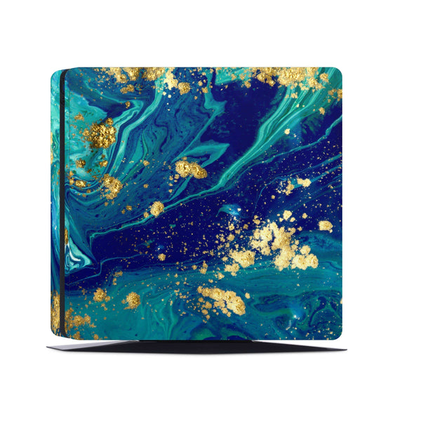 PS4 Pro Skin Decals -  Comet Space Gold - Full Wrap Sticker - ZoomHitskin