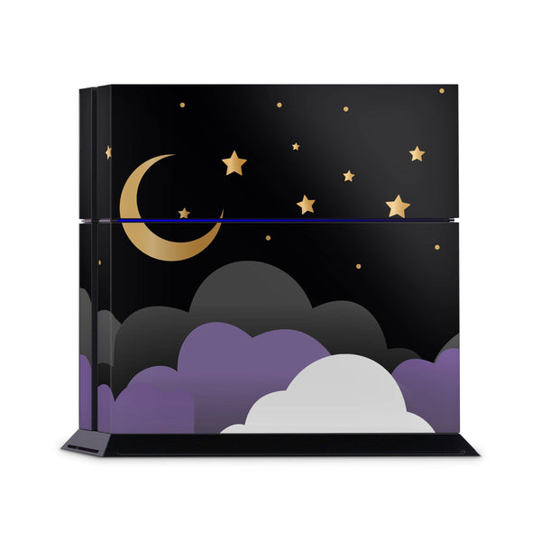 PS4 Skin Decal For Playstation 4 Console Moonshot Black - ZoomHitskin
