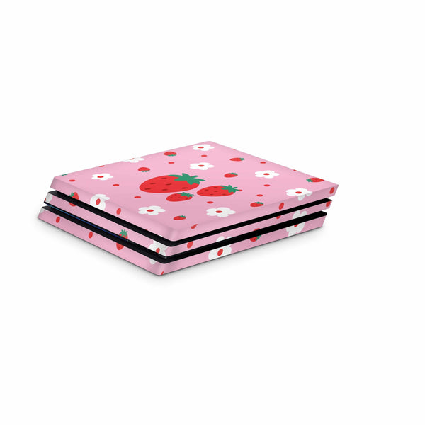 PS4 Skin Decal For Playstation 4 Console Cute Strawberry - ZoomHitskin