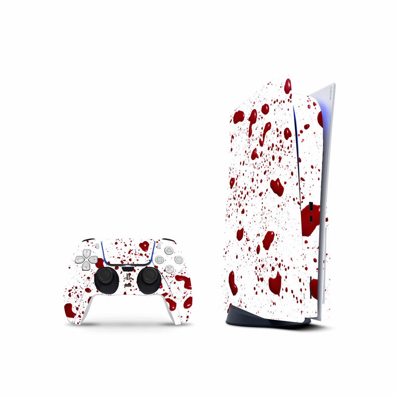 Blood Skin Decal For PS5 Playstation 5 Console And Controller , Full Wrap Vinyl For PS5 - ZoomHitskin