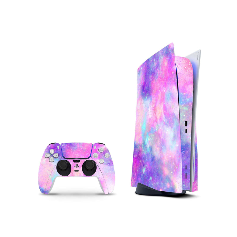 Blurry Cosmos Skin Decal For PS5 Playstation 5 Console And Controller , Full Wrap Vinyl For PS5 , PS5 Skin - ZoomHitskin