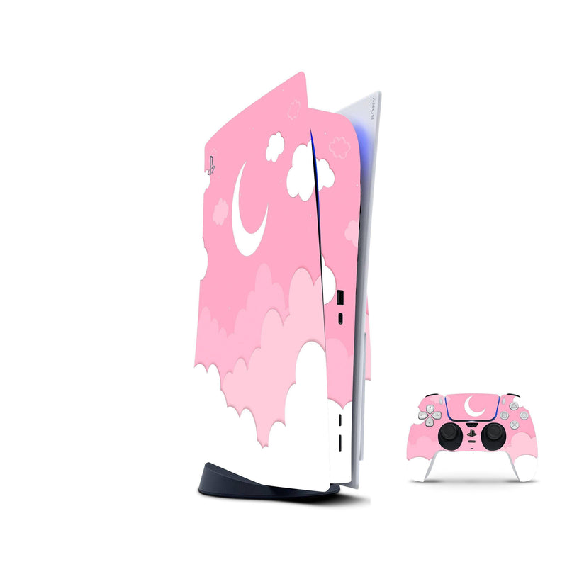 Clouds Pinky Skin Decal For PS5 Playstation 5 Console And Controller , Full Wrap Vinyl For PS5 - ZoomHitskin