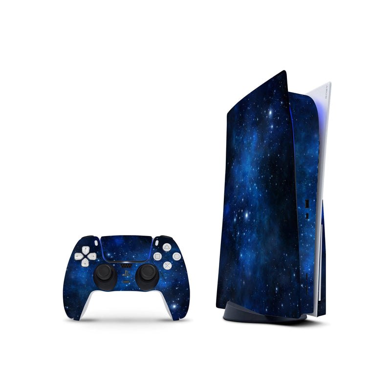 Constellation Dark Decal For PS5 Playstation 5 Console And Controller , Full Wrap Vinyl For PS5 - ZoomHitskin