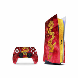Dragon Asia Skin Decal For PS5 Playstation 5 Console And Controller , Full Wrap Vinyl For PS5 - ZoomHitskin