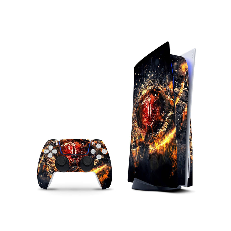 Eye Monster Decal For PS5 Playstation 5 Console And Controller , Full Wrap Vinyl For PS5 - ZoomHitskin