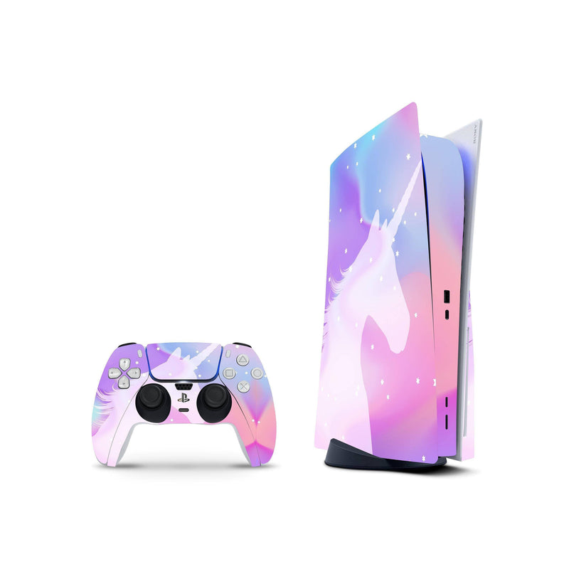 Unicorn Skin Decal For PS5 Playstation 5 Console And Controller , Full Wrap Vinyl For PS5 - ZoomHitskin