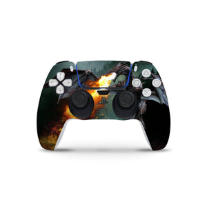 Dragon Fire Decal For PS5 Playstation 5 Console And Controller , Full Wrap Vinyl For PS5 - ZoomHitskin