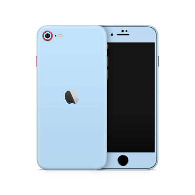 Iphone SE 2020 Skin Decal For Mobile Phone Solid BabyBlue - ZoomHitskin