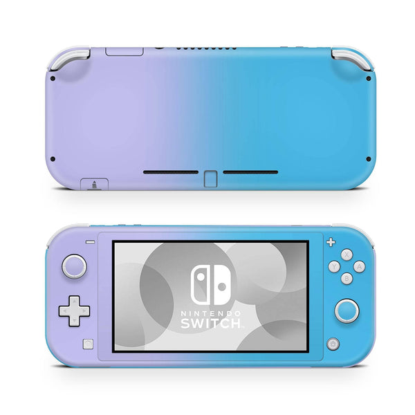 Nintendo Switch Lite Skin Decal For Console Degraded Indigo - ZoomHitskin