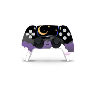 Moon Black Skin Decal For PS5 Playstation 5 Console And Controller , Full Wrap Vinyl For PS5 , PS5 Skin - ZoomHitskin
