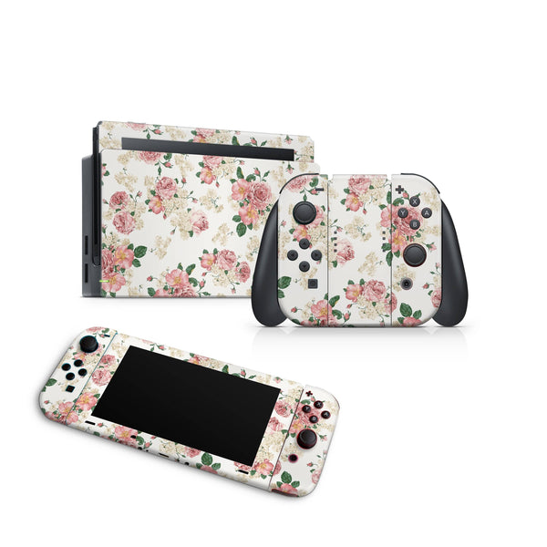 Nintendo Switch Skin Decal For Console Joy-Con And Dock Ancien Old Fashioned - ZoomHitskin