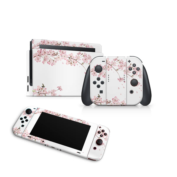 Nintendo Switch Skin Decal For Console Joy-Con And Dock Bouquet Branch - ZoomHitskin