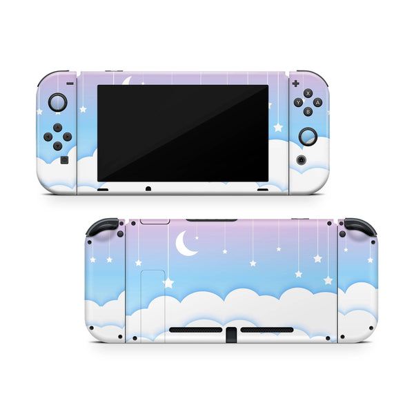 Nintendo Switch Skin Decal For Console Joy-Con And Dock Crescent - ZoomHitskin