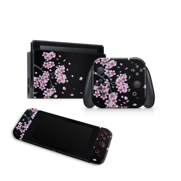 Nintendo Switch Skin Decal For Console Joy-Con And Dock Darkness Bouquet - ZoomHitskin