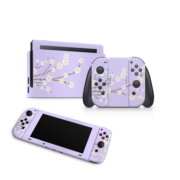 Nintendo Switch Skin Decal For Console Joy-Con And Dock Elegant Bloom - ZoomHitskin