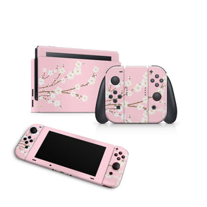 Nintendo Switch Skin Decal For Console Joy-Con And Dock Flowering Rose - ZoomHitskin
