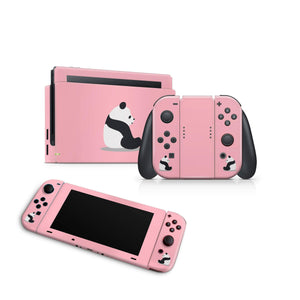 Nintendo Switch Skin Decal For Console Joy-Con And Dock Giant Panda - ZoomHitskin