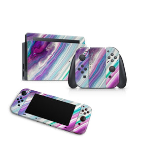 Nintendo Switch Skin Decal For Console Joy-Con And Dock Glaze Candy - ZoomHitskin