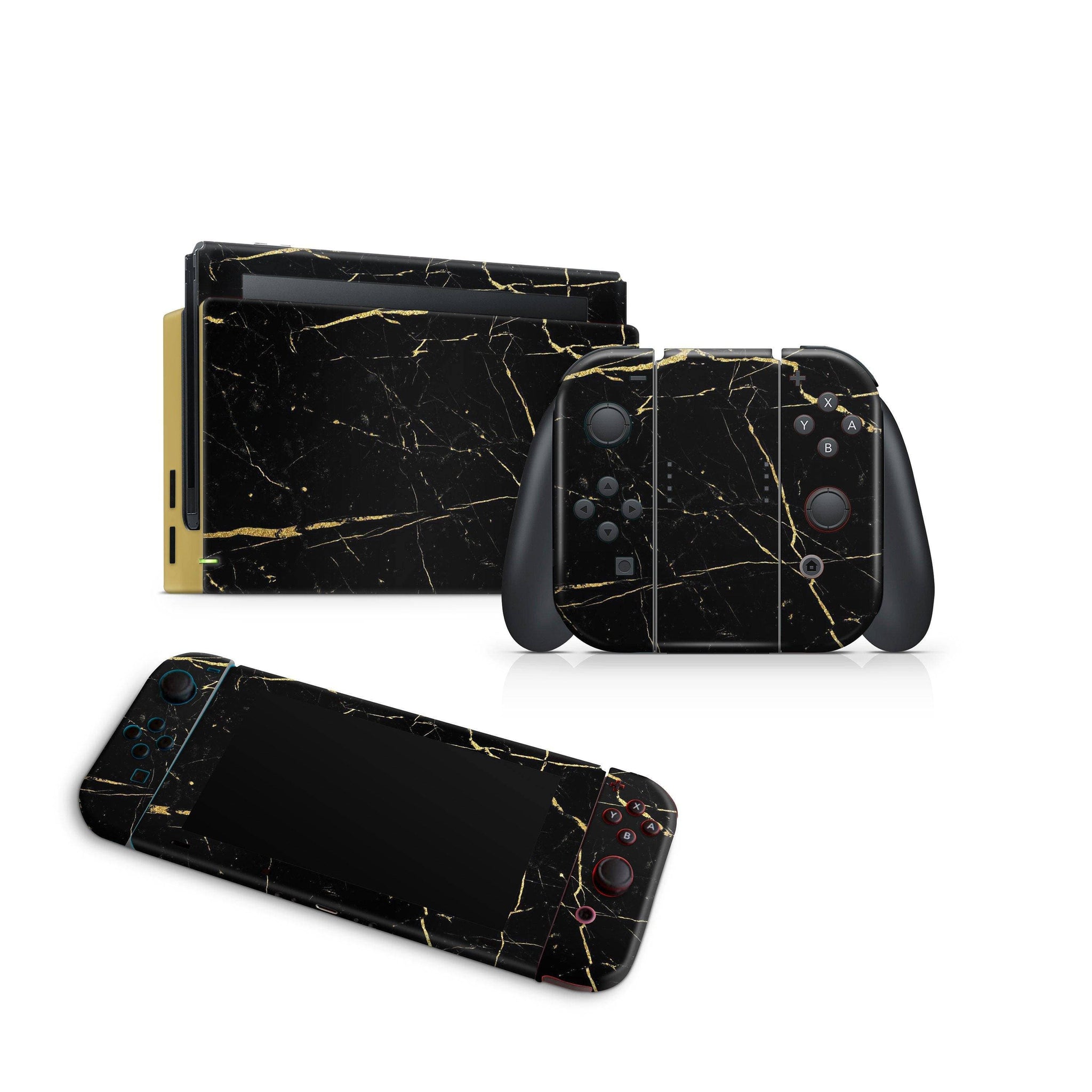 Nintendo Switch Skin Decals - Gold Quartz - Wrap Vinyl Sticker ...