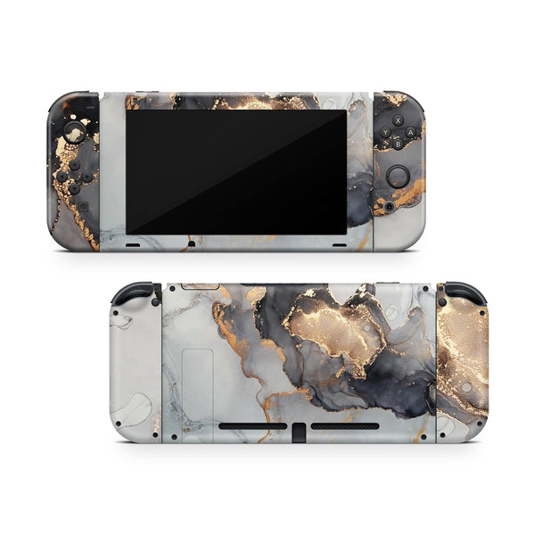 Nintendo Switch Skin Decal For Console Joy-Con And Dock Golden Mine - ZoomHitskin