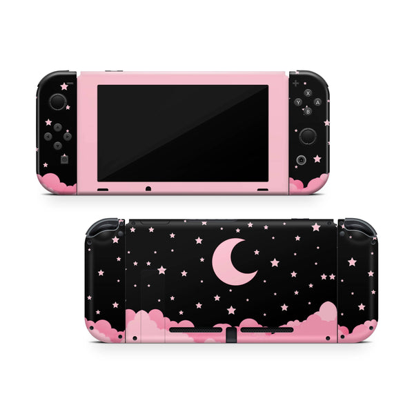 Nintendo Switch Skin Decal For Console Joy-Con And Dock Head in the Cloud - ZoomHitskin